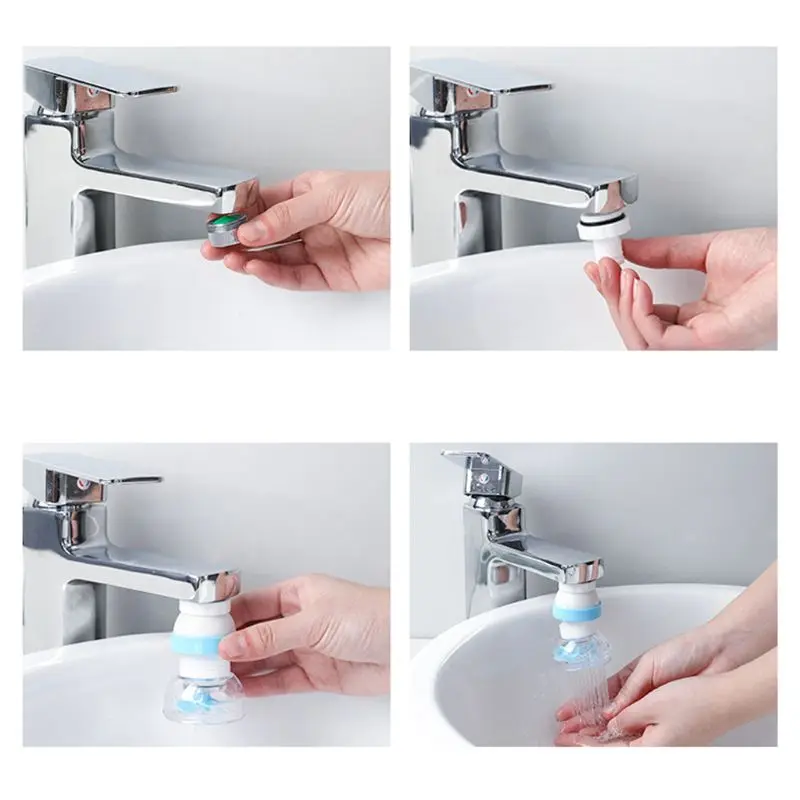 1PC Water Faucet Adapter Shower Head Connector Splash-proof Converter Kitchen Basin Tools Bathroom Faucet Extenders 1PC Water Faucet Adapter Shower Head Connector Splash-proof Converter Kitchen Basin Tools Bathroom Faucet Extenders