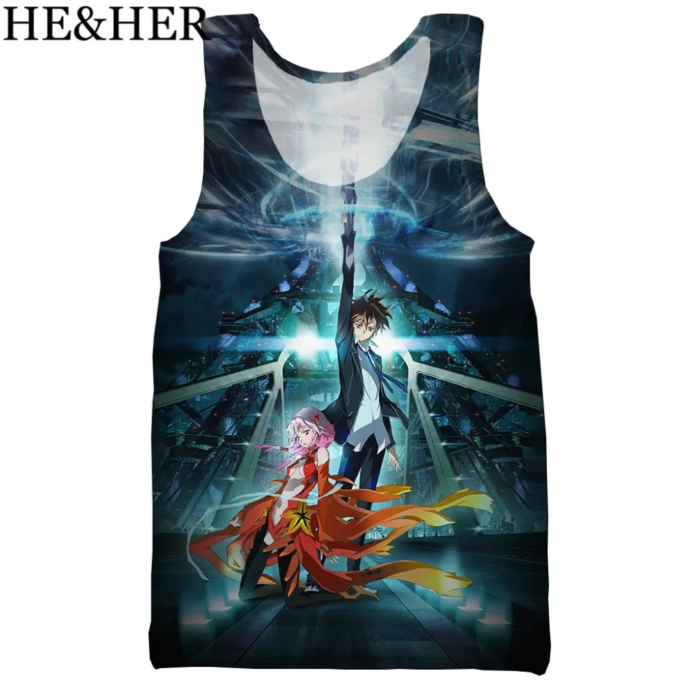 Аниме Accel World 3D печатных унисекс на бретелях для мужчин модные летние на бретелях выработать мужские женские Топы Холтер на бретелях