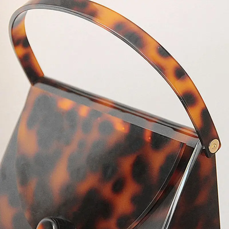 Акриловый кошелек леопардовый дизайн Банкетная Сумочка вечерняя сумка для женщин