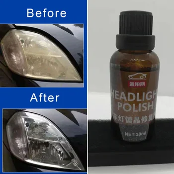 

Protect Motorcycle Applicator Headlight Polishing Set Kit Repair Tools Scratch 30ml Car Auto Coating