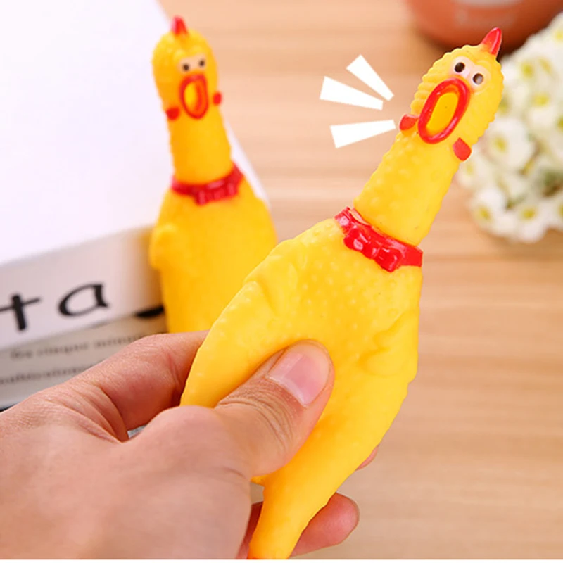 

ZOCDOU 1 Piece 17cm Scream Chicken Chook Chick Hen Cock Noise Sound Chicken Call Cock Crow Alarm Birthday Party Gift Cheer Horn