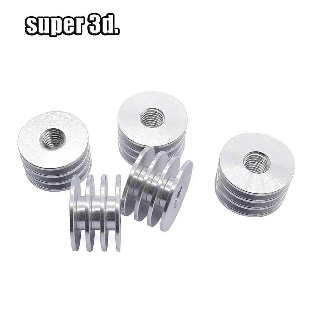 Детали для 3D принтера алюминиевый мини радиатор Резьба M6 DIY Hotend 3d экструдера Reprap J