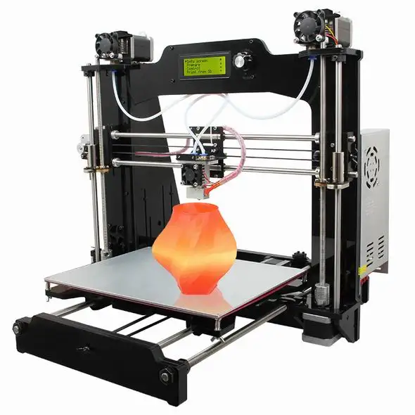  2016  Upgraded Quality High Precision 2-In-1-Out Reprap Prusa I3 M201 DIY Acrylic 3d Printer Kits Big Printing Size Free LCD 