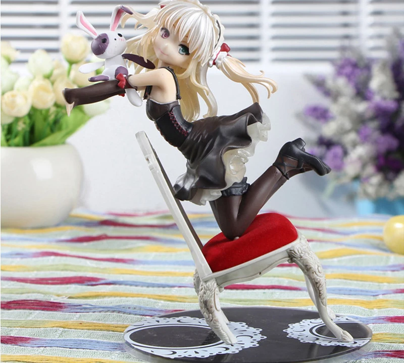 

16.5CM Sexy Anime Boku wa Tomodachi ga Sukunai Hasegawa Kobato Chair 1/8 PVC Action Figures Toy