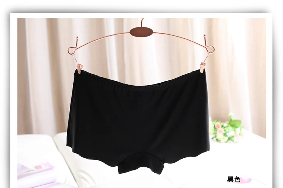 2017 New Arrival Girls Safety Pants Ice Silk Seamless Underpants Women Safety Shorts Plus Size Underwear Panties 18