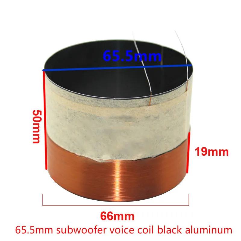 65.5mm subwoofer voice coil black aluminum
