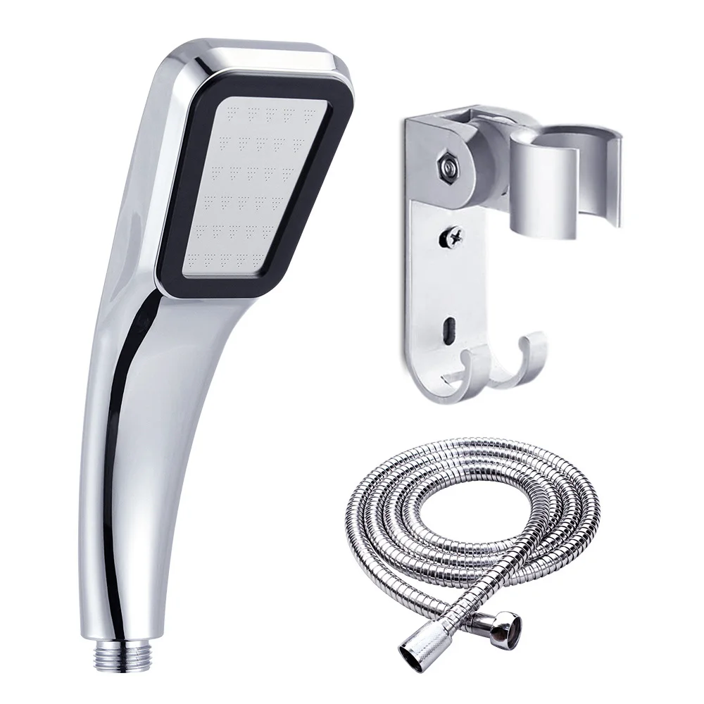 Zhangji ABS 300 Holes Shower Head Set With Stainless Steel Hose And