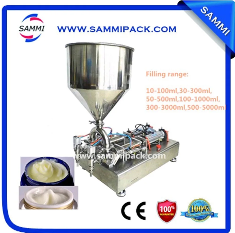 

G1WG-5000 high accuracy single head cream filling machine 1000 to 5000g