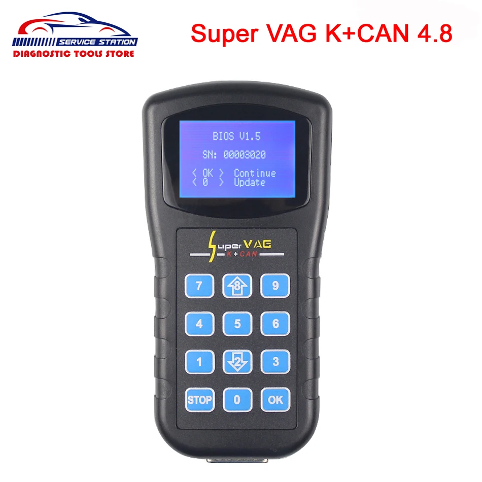 Супер Vag K + Can v4.8 Commander Super VAG CAN 4 8 коррекция одометра многоязычный 8|Кабели и