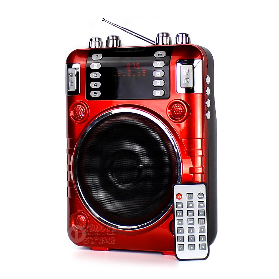 Наружное аудио мегафон портативный мощный голосовой мини-усилитель динамиков USB TF карта беспроводное радио FM MP3 музыкальный плеер громкий динамик