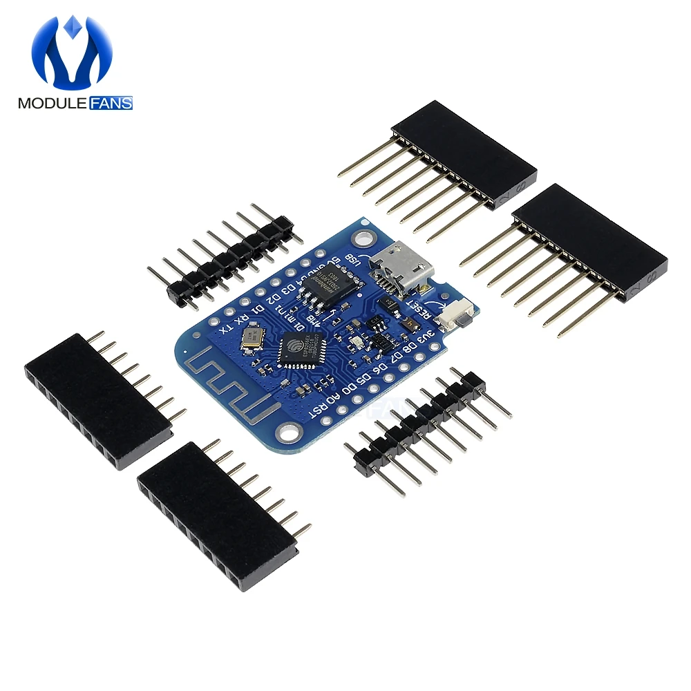 Мини плата для разработки Wemos D1 с беспроводным Wi Fi Интернетом вещей ESP8266 CH340 CH340G 4