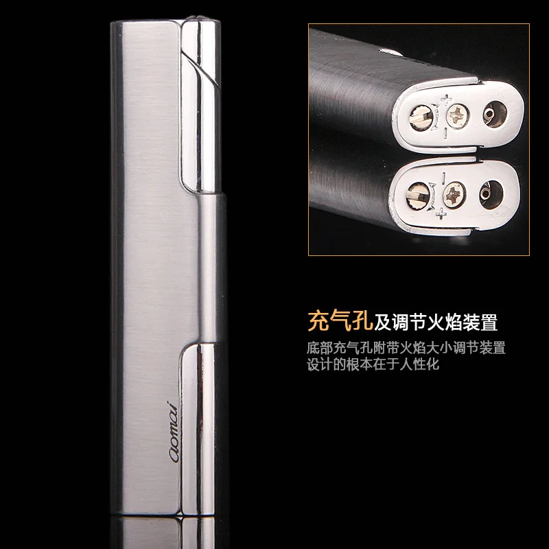 Slender Strip Type Metal Windbreak Lighter