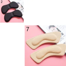 Стельки подушки для обуви колодки подушечный вкладыш защита для ухода за ногами для Для женщин вставки липкий обуви пяткой 1 пара