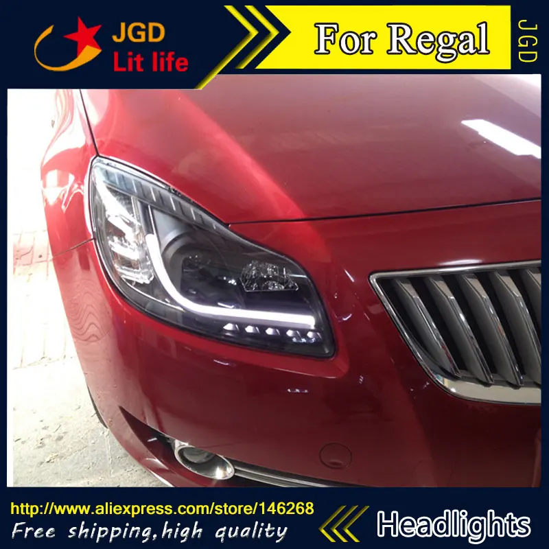 Free shipping ! Car styling LED HID Rio LED headlights Head Lamp case