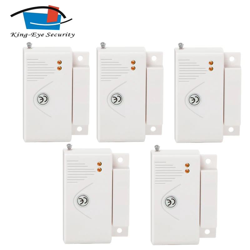 5pcs wireless magnetic contact door sensor for gsm alarm ...