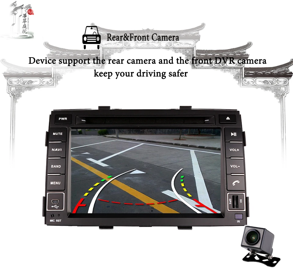 Cheap Android 9.0 8 Core RAM 4GB ROM 64GB Car Stereo Screen Radio For KIA Sorento 2009-2012 Car DVD Player GPS Navigation Double DIN 1