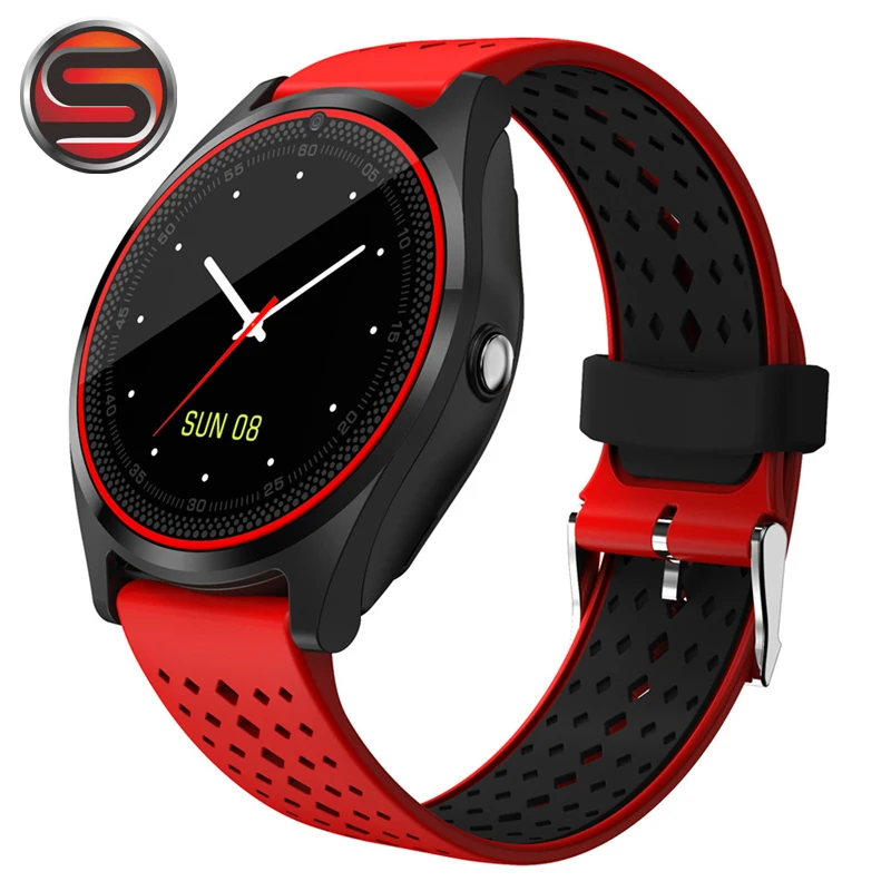 

SOVOGU G11 V9 Smart Watch with Camera Bluetooth Smartwatch SIM Card Wristwatch for Android Phone Wearable Devices pk dz09 gt08