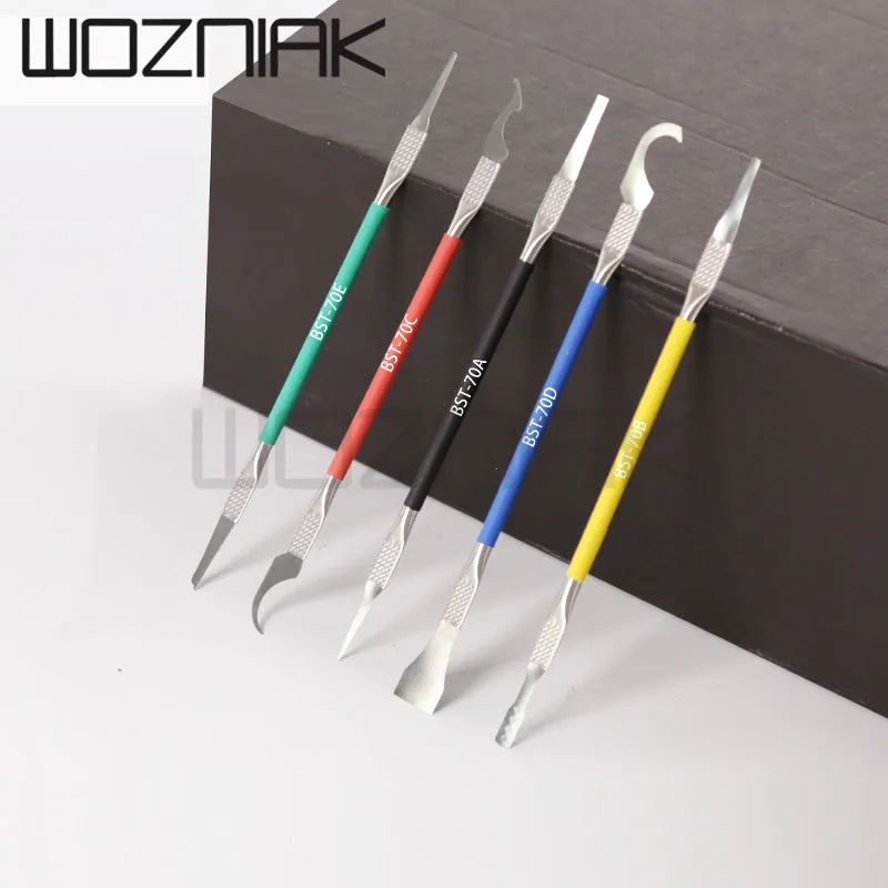5 in 1 IC Chip Repair Thin Blade CPU NAND Remover BGA Maintenance Knife Remove Glue Disassemble Phone PC Rework Processor Tools |