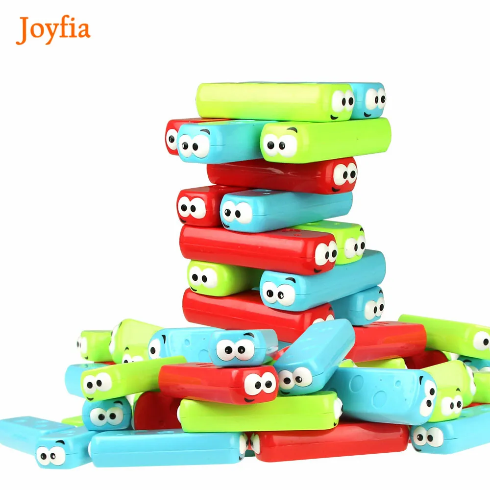 

Colorful Tower Game Building Block Baby Stacking Toys For Children Educational Bricks Toys for Children ]