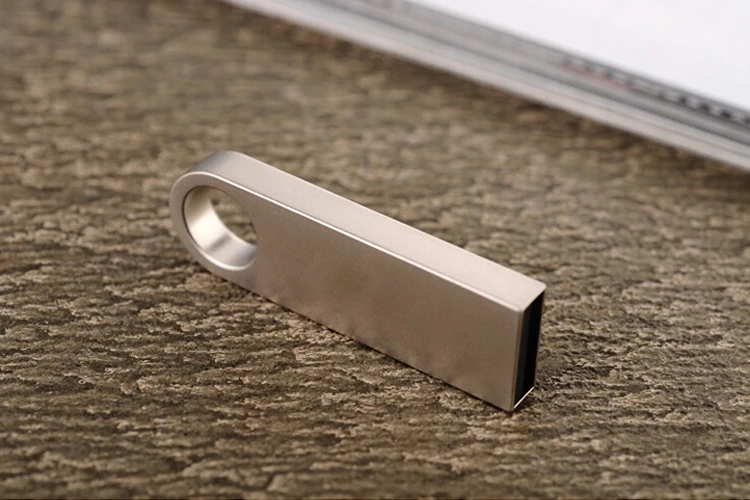 Брелок тонкий металлический USB Flash Drive 32 ГБ, 64 ГБ и 128 ГБ накопитель memoria usb stick 16 GB 8 GB 4 GB Pendrive флеш-диск USB 2,0 U диска