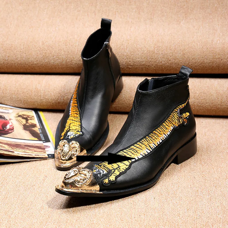 embroidered pointed toe flats