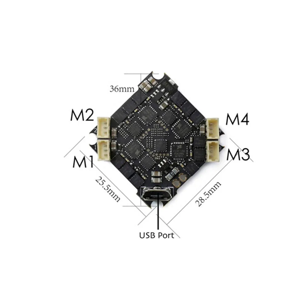Полетный контроллер GEPRC GEP 12A F4 с OSD Blheli_S ESC для Mini 75 мм 85 FPV RC Racing Quadcopter Drone