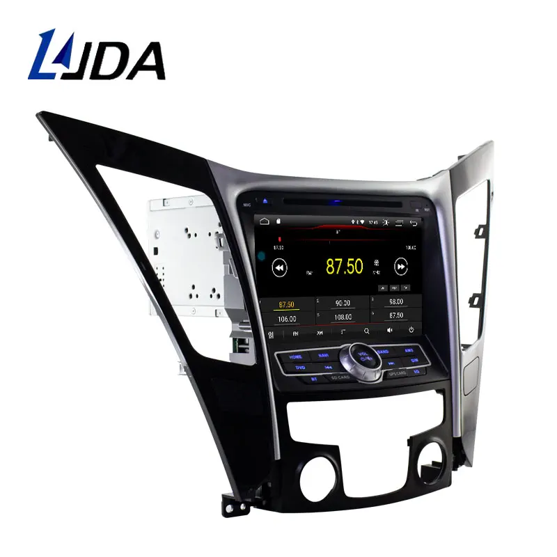 Clearance LJDA Android 9.1 Car dvd player for HYUNDAI SONATA 2012 2013 2014 2Din Car Radio gps navigation stereo multimedia WIFI autoaudio 2
