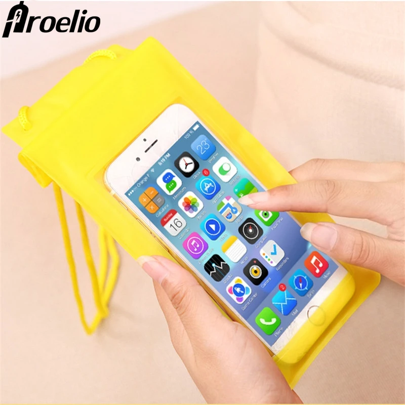 

Proelio Waterproof Underwater PVC Package Pouch For Samsung Diving Bags For iPhone Outdoor Mobile Phone Pocket Case For Huawei