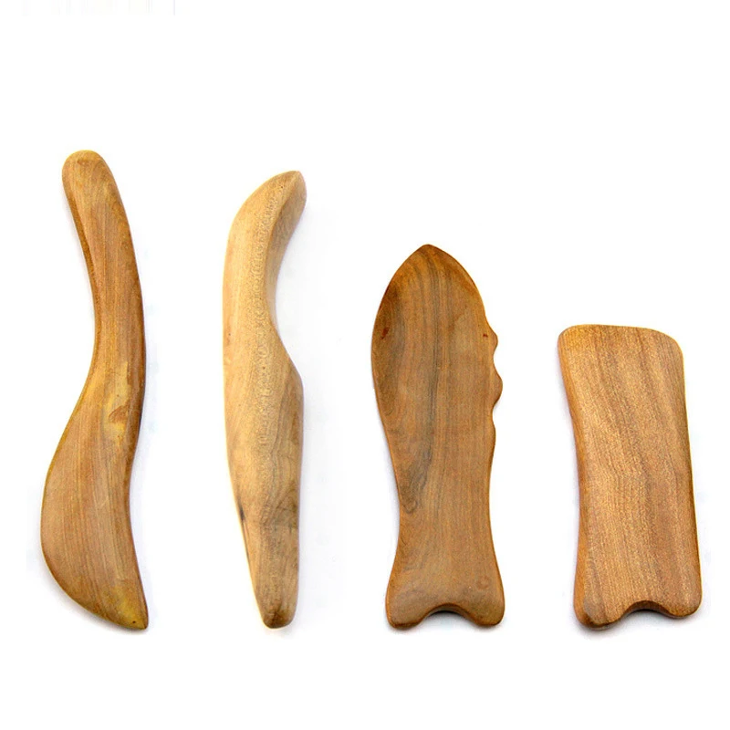 1x Wood Massage Multi function Full Body Acupuncture Scraping Tools