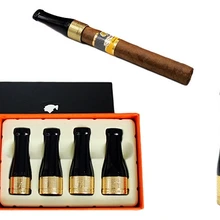 Золотой Чистый медный пластик Cohiba портсигар Чехол Держатель сопла 4 размера держатель для сигары мундштук наконечник