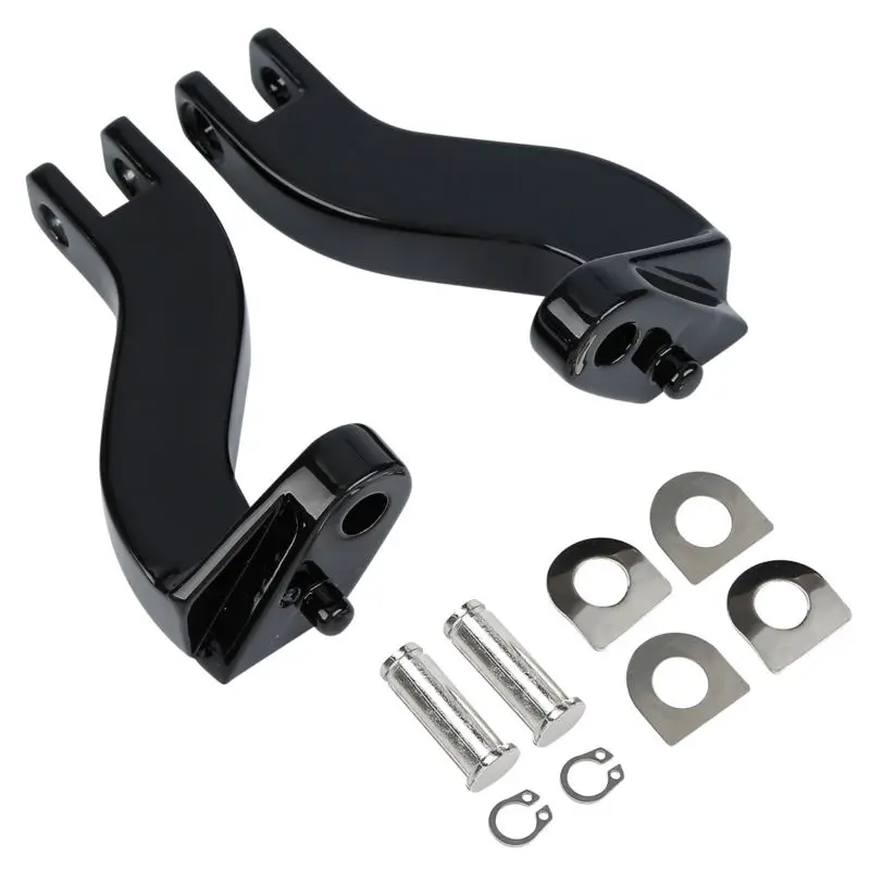 Suporte de Montagem para Harley Motocicleta Passageiro Traseiro Footpeg Touring Cvo Electra Glide Rua Estrada Rei Flht Flhtk Flhx 1993-2020 8 Apoio para os pés