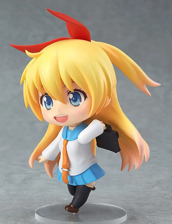 10 см милые Nendoroid Nisekoi Chitoge Kirisaki Аниме Фигурки ПВХ Коллекция Модель игрушки brinquedos Для Рождественский подарок