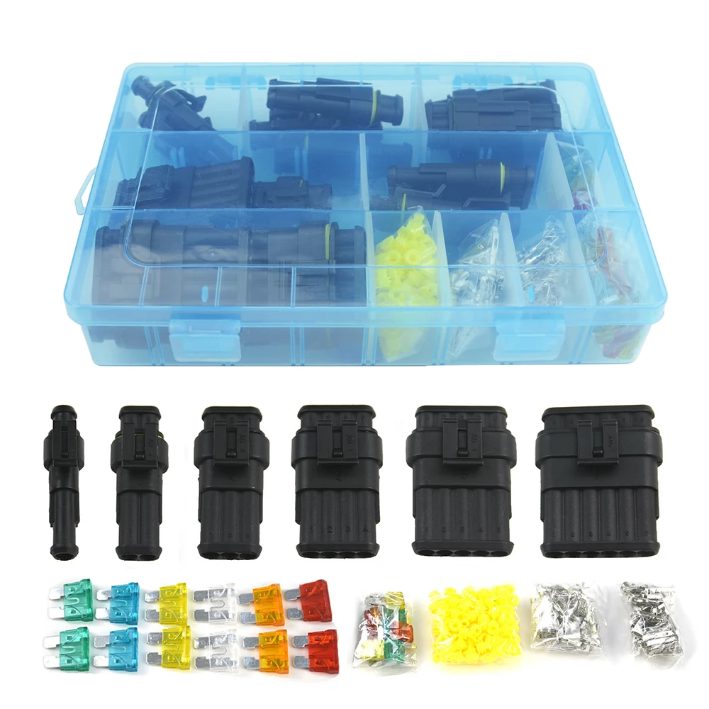 

1 Set AMP Kit 1/2/3/4/5/6 Pin Female Male Waterproof Car Electrical Wire Cable Automotive Connector Car Plug Terminal DY308