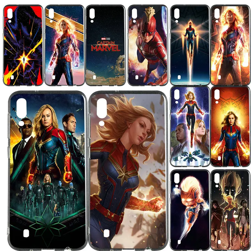 

Captain Marvel Silicone Soft Cover TPU Phone Cases for Samsung Galaxy Note 8 9 S2 S3 S4 S5 Mini S6 S7 S8 S9 S10 Edge Plus Lite