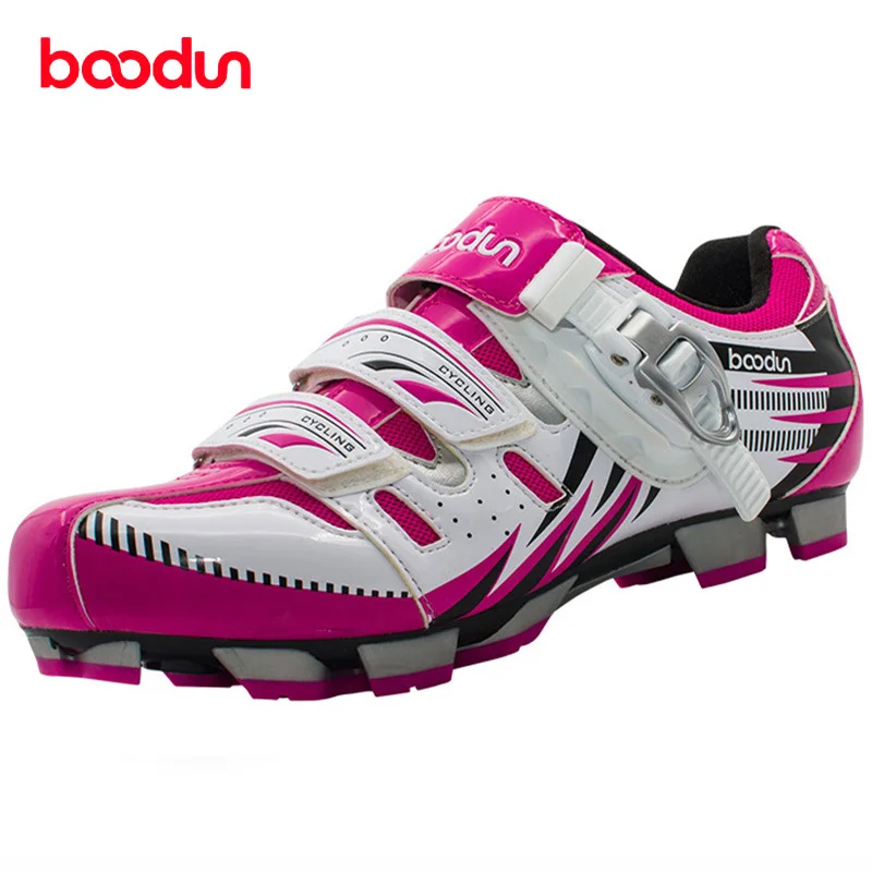 BOODUN Women Road Cycling font b Shoes b font Mtb Sapato Bike Chaussure Vtt Self locking
