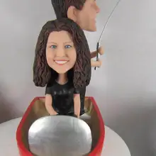 Персонализированные Кукла Пупс порыбачить свадебный подарок Свадебные украшения Смола Кукла пользовательские кукла