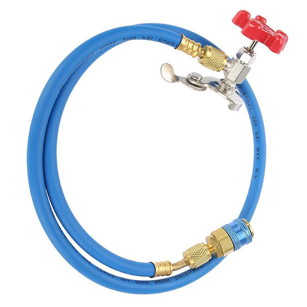 R134A R12 R22 500PSI 1/4 SAE нитки перезарядки шланг с манометром охладитель клапана трубы