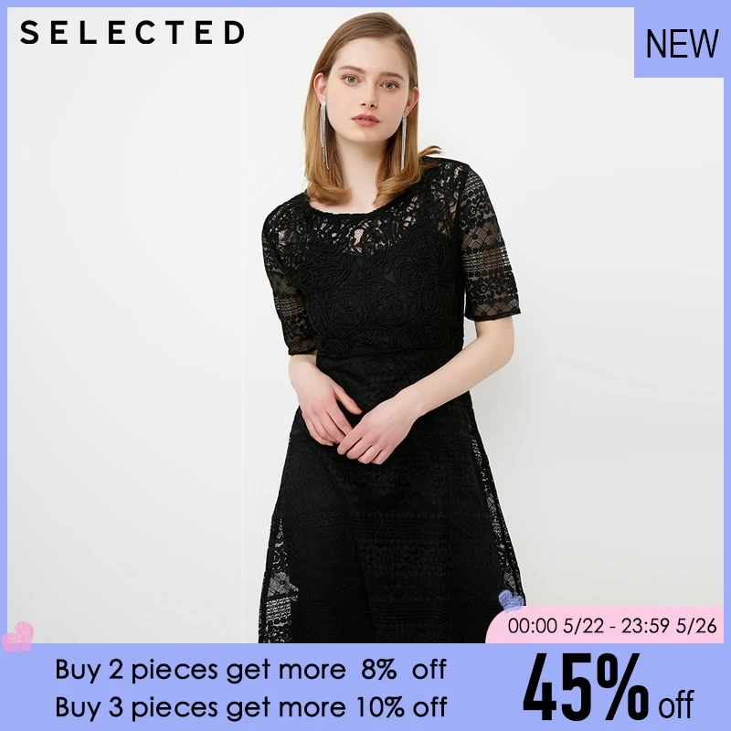 

SELECTED Spring & Summer 2019 Two-piece Laced Dress |418261501