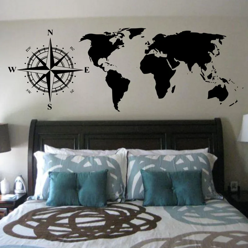 Carte Du Monde Decor Chambre Carte Du Monde Decor Chambre