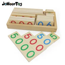JaheerToy математические игрушки Монтессори вспомогательный материал для обучения Развивающие игрушки для детей тысячи сотни десять один цифровой, цифровой познание