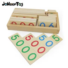 JaheerToy Math Toys Montessori Teaching Aids Educational toys for Children Thousands Hundreds Ten Single Digit Digital