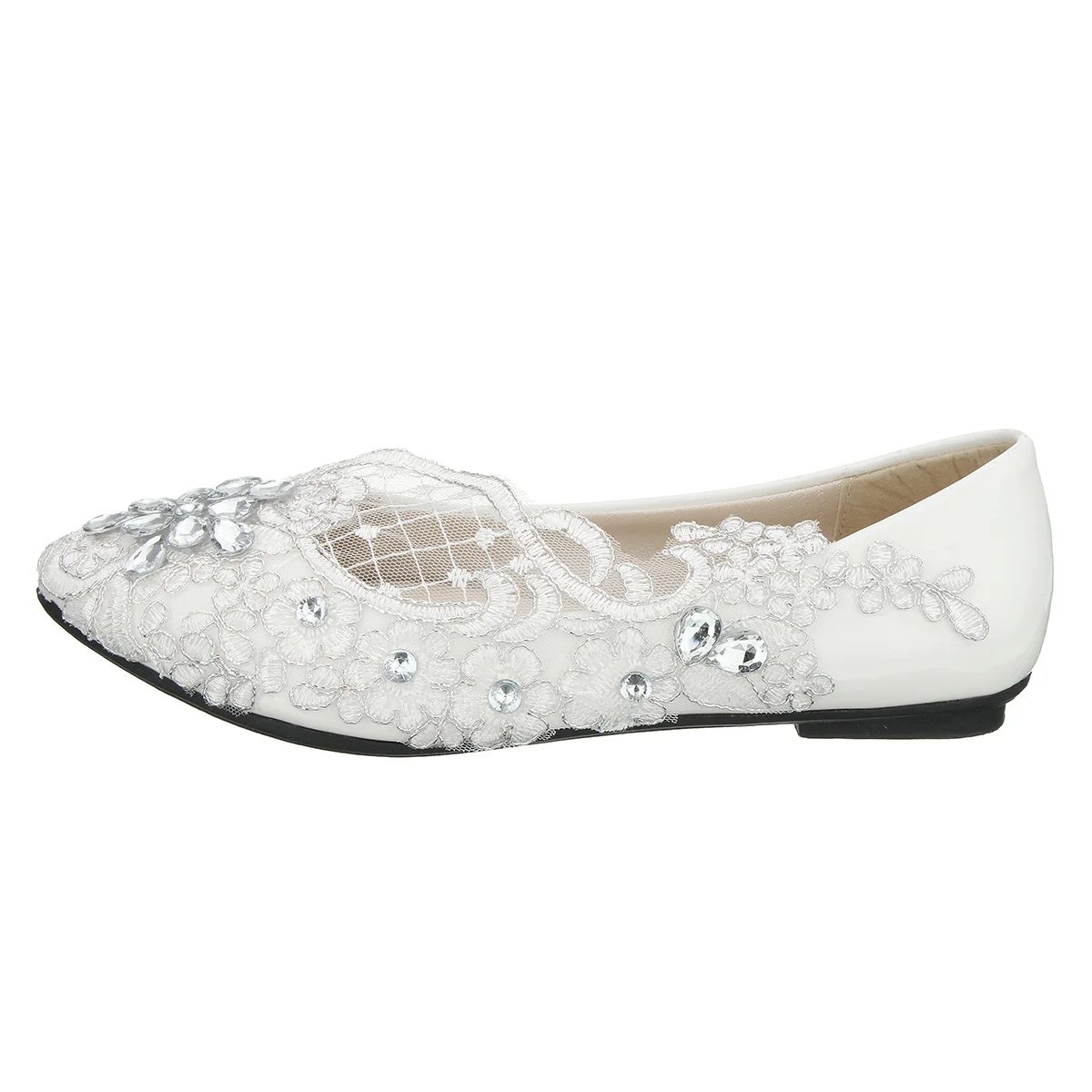lace wedding flats
