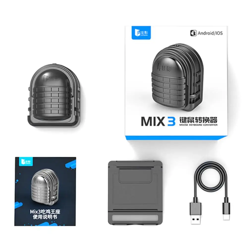 

For MIX 3 PUBG Keyboard and Mouse Converter Docking Automatic trigger for FPS Games Using with Phone Holder