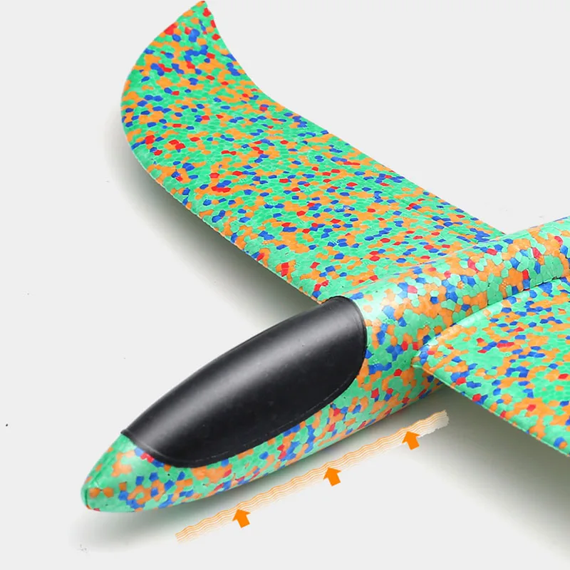 Children Toy Hand Throw Airplane Kid Outdoor Sport EPP Flying Glider Model Large Foam Aircraft Resistant Breakout Plane T0707 (2)