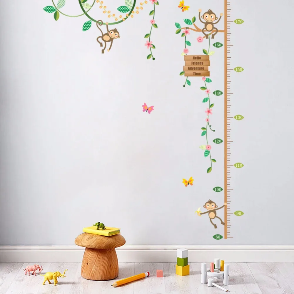 Jungle Friends Growth Chart