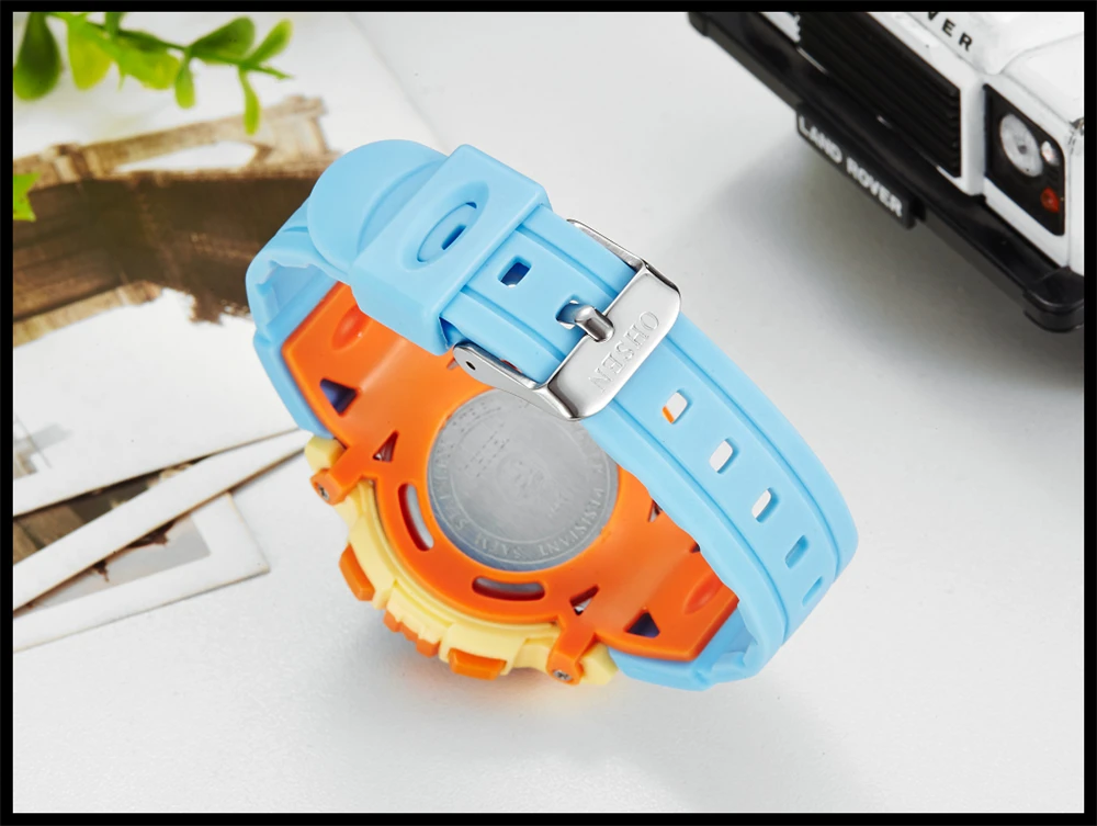 Original OHSEN Brand Children Boys Digital LCD Wristwatch Light Blue Silicone Band Kids Electronic Sports 50M Waterproof Watches (20)