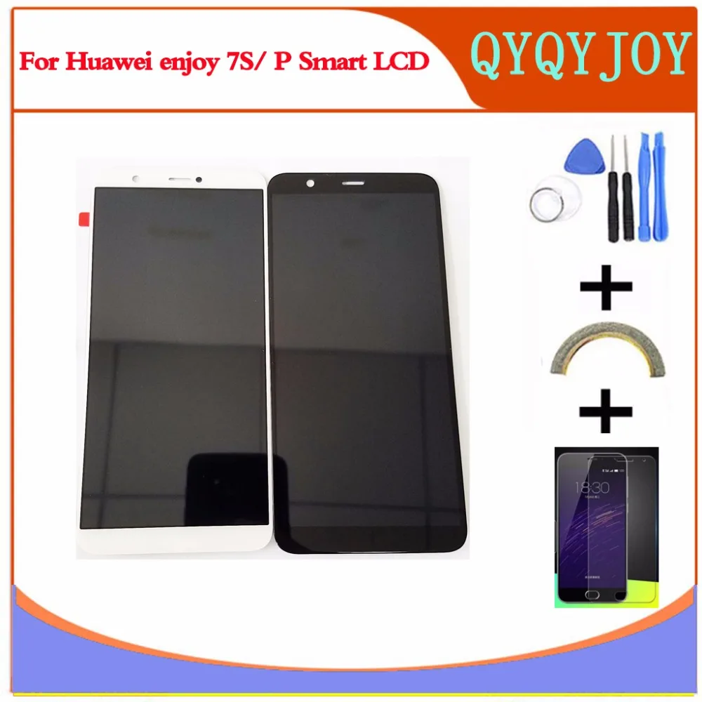 AAA для enjoy 7s Полный ЖК дисплей + дигитайзер сенсорного экрана в сборе Huawei P Smart FIG LX1 /