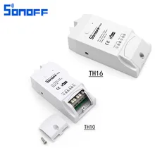 Sonoff TH10 T16 WiFi Smart Home Remote Controller DIY Wireless Temperature And Humidity Thermostat Module Fully Automatic Mode