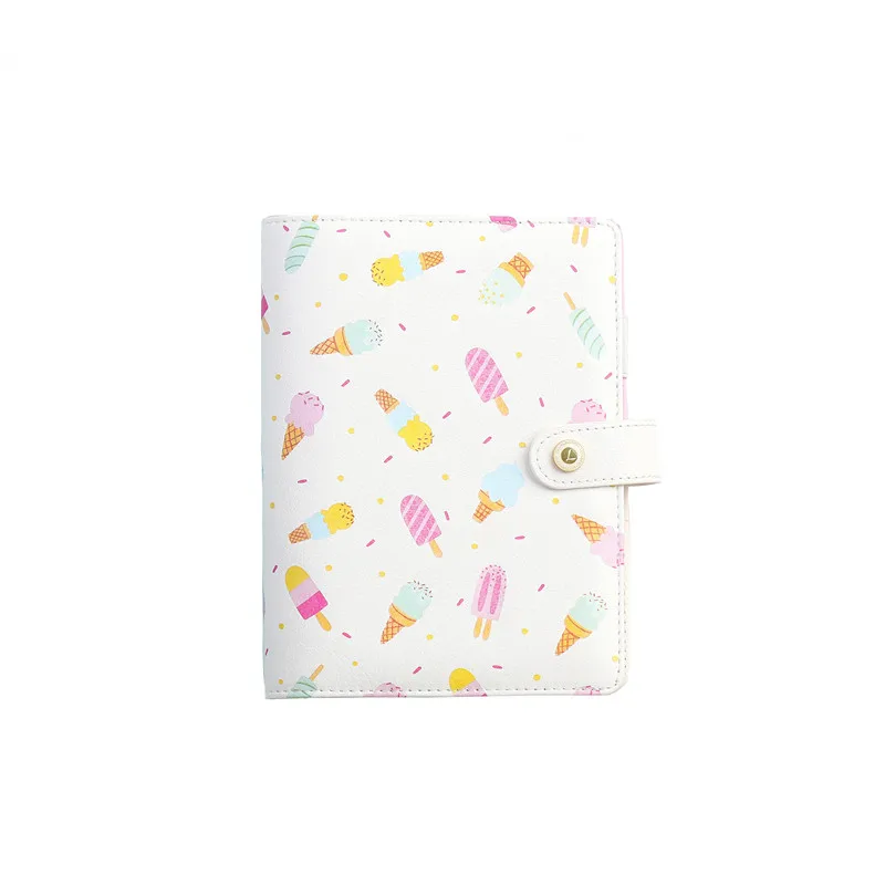

Lovedoki Cute Ice Cream Notebooks Personal Diary Dokibook Planner Kawaii Creative Notebook Agenda Organizer Gifts Stationery