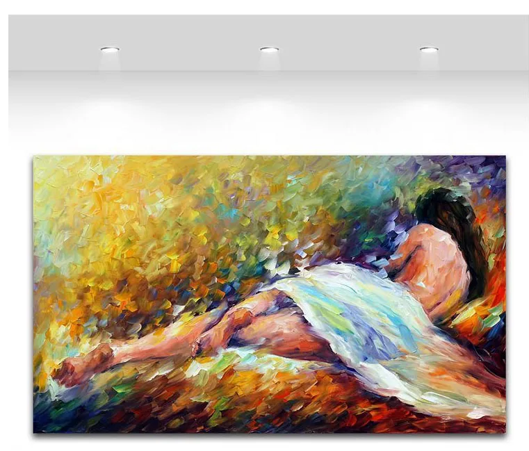 Best Selling Handmade Items Colorful Abstract Paintings Nude Woma